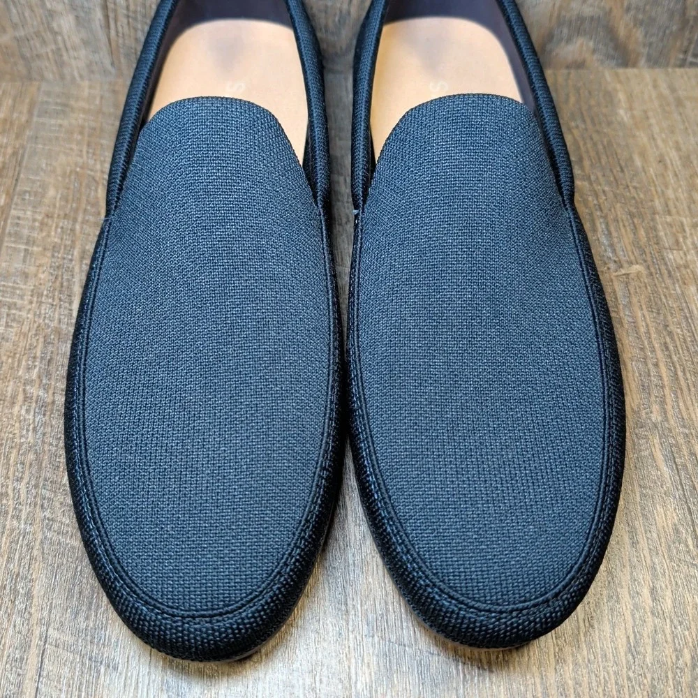 Men's Navy Slip-On Loafers